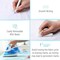 Fabric Markers for Sewing, 5 Pack, Blue, Erasable, Water Soluble Fabric Marker, Fabric Pens for Sewing Erasable, Washable Fabric Marker, Water Soluble Pen, Fabric Marking Pens for Sewing